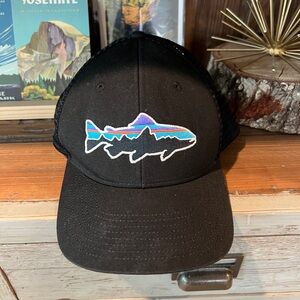 Patagonia one size Fitz Roy Trout trucker hat
